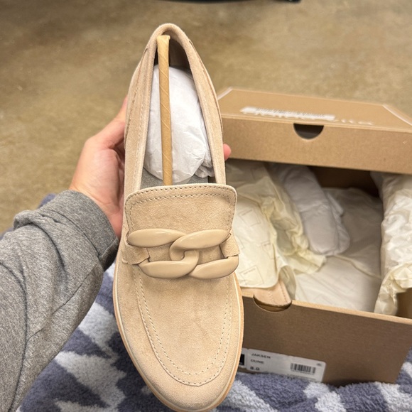 Dolce Vita Tan Platform Loafers - Picture 2 of 7